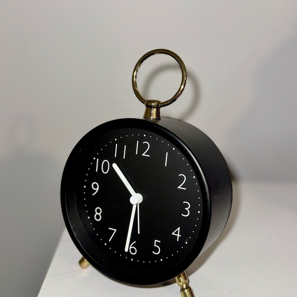 Target Black and Gold Wall Clock
